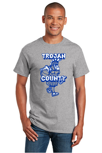2000 Gildan Ultra Cotton 100% US Cotton T-Shirt (Trojan County Design)
