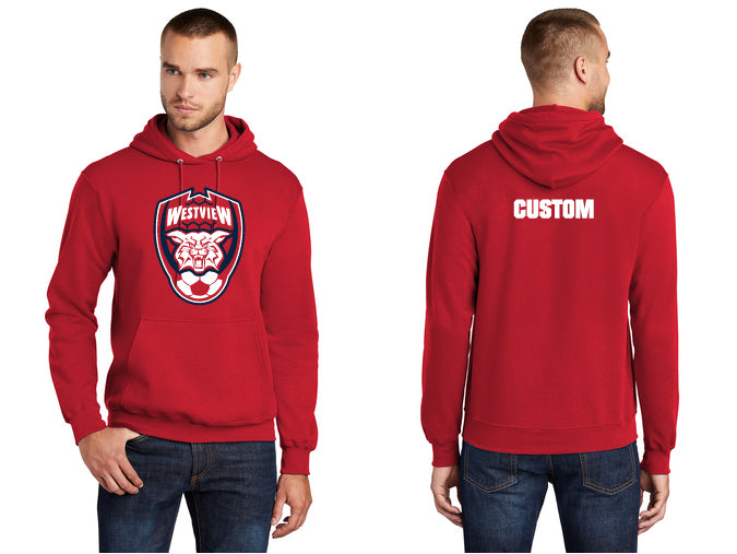 PC78H Port & Company Core Fleece Pullover Hooded Sweatshirt