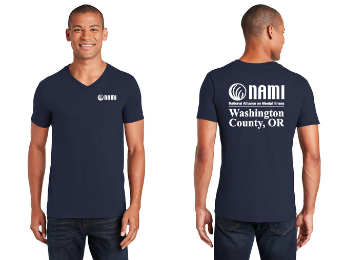 64V00 Gildan Softstyle V-Neck T-Shirt