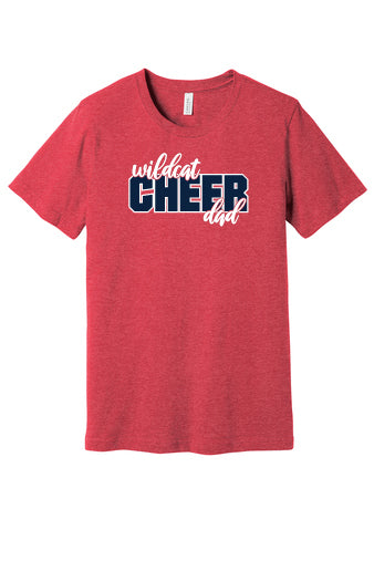 CHEER DAD BC3001CVC BELLA+CANVAS Unisex Heather CVC Short Sleeve Tee