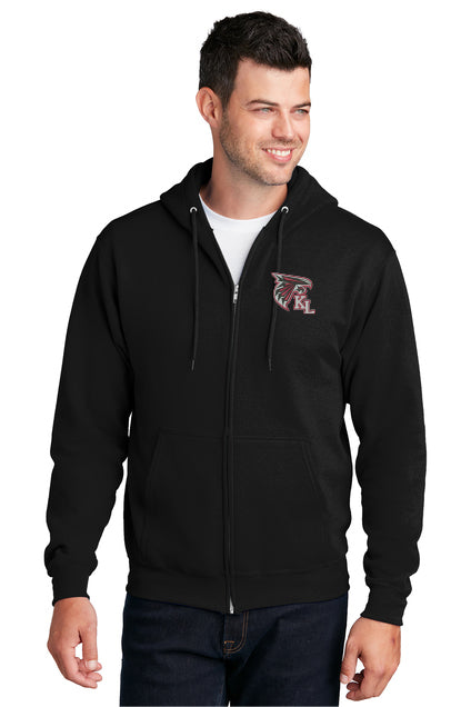 PC78ZH Port & Company Core Fleece Full-Zip Hooded Sweatshirt (5Ox-5)