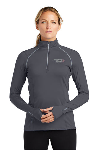 LOE335 OGIO Ladies Nexus 1/4-Zip Pullover - OHVI Logo