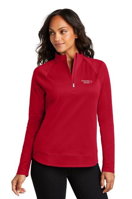LK870 Port Authority Women's C-Free Cypress 1/4-Zip - OHVI Logo