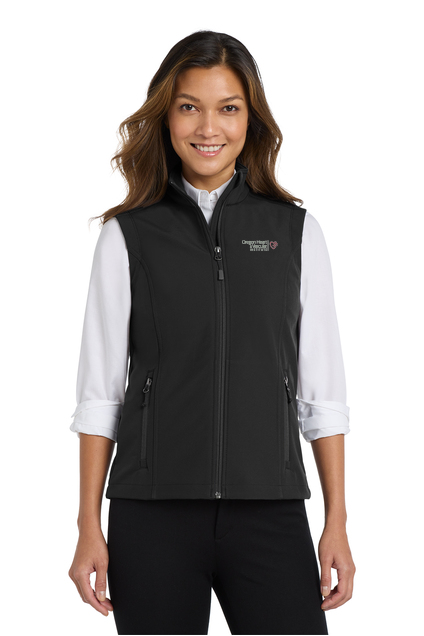 L325 Port Authority Women's Core Soft Shell Vest - OHVI Logo