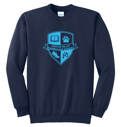 DESIGN 2: PC90/PC90T/PC90Y Port & Company Essential Fleece Crewneck Sweatshirt