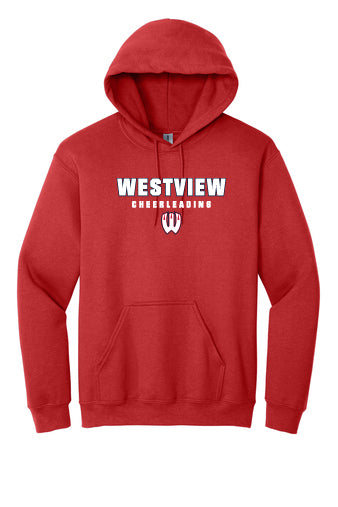 WESTVIEW CHEER 18500/18500b Gildan Heavy Blend Hooded Sweatshirt
