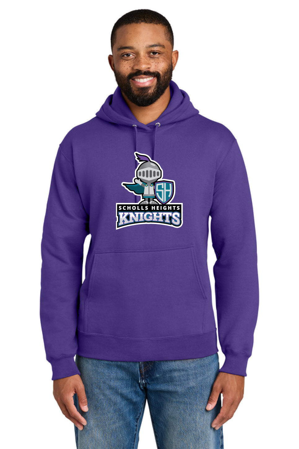 DG2: PC90H Port & Co Essential Fleece Pullover Hooded Sweatshirt