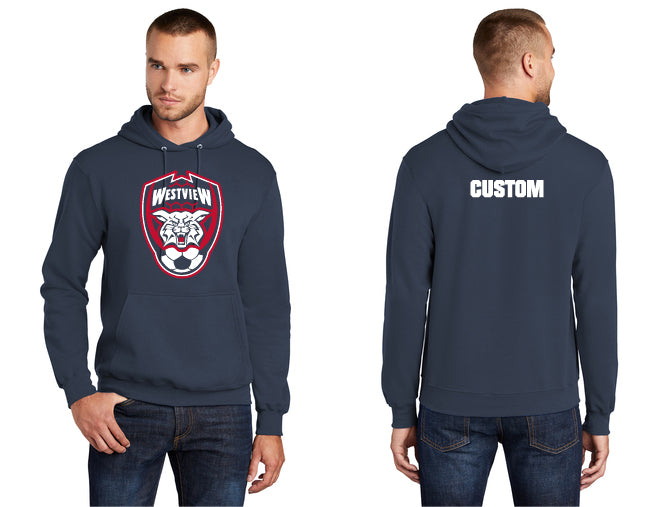 PC78H Port & Company Core Fleece Pullover Hooded Sweatshirt