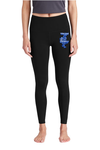 LPST891 Sport-Tek Ladies High Rise 7/8 Legging