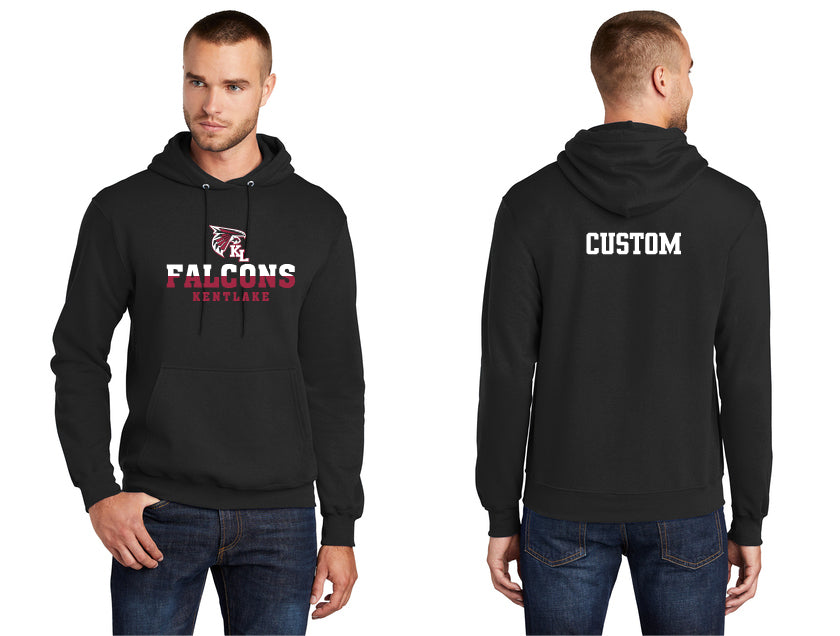 PC78H Port & Company Core Fleece Pullover Hooded Sweatshirt (McA-2 w/ Name)