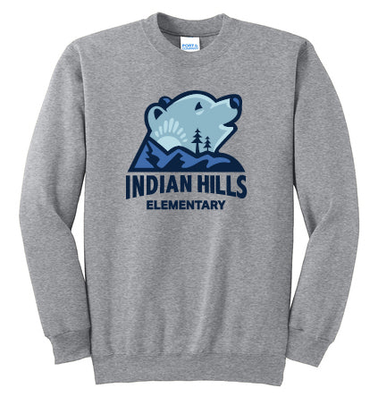 DESIGN 3: PC90/PC90T/PC90Y Port & Company Essential Fleece Crewneck Sweatshirt