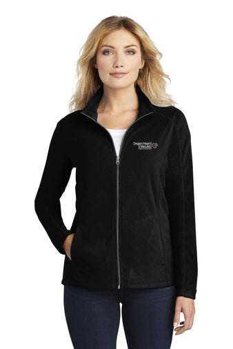 L223 Port Authority Ladies Microfleece Jacket - OHVI Logo