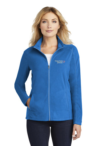 L223 Port Authority Ladies Microfleece Jacket - OHVI Logo