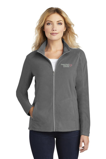 L223 Port Authority Ladies Microfleece Jacket - OHVI Logo