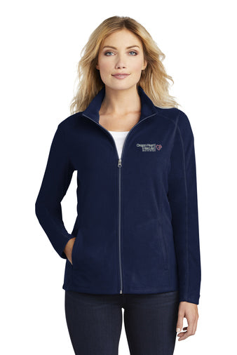 L223 Port Authority Ladies Microfleece Jacket - OHVI Logo