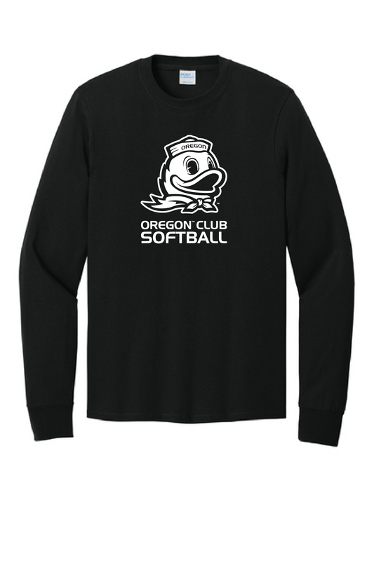 DESIGN 1: PC54LS Port & Co™ Long Sleeve Core Cotton Tee