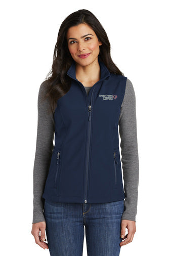 L325 Port Authority Ladies Core Soft Shell Vest - OHVI Logo