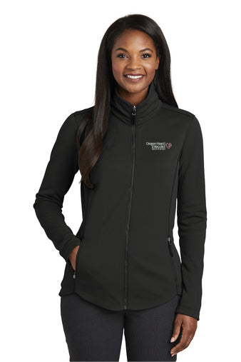 L904 Port Authority Ladies Collective Smooth Fleece Jacket - OHVI Logo