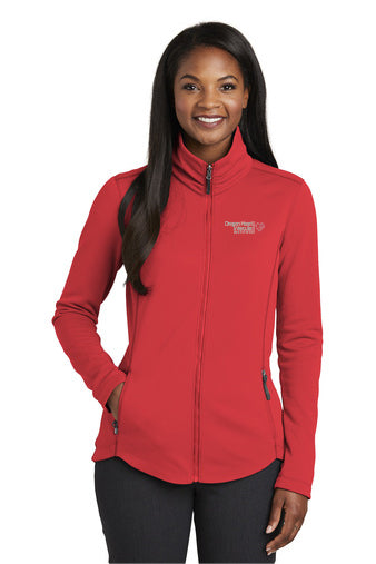 L904 Port Authority Ladies Collective Smooth Fleece Jacket - OHVI Logo