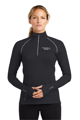 LOE335 OGIO Ladies Nexus 1/4-Zip Pullover - OHVI Logo
