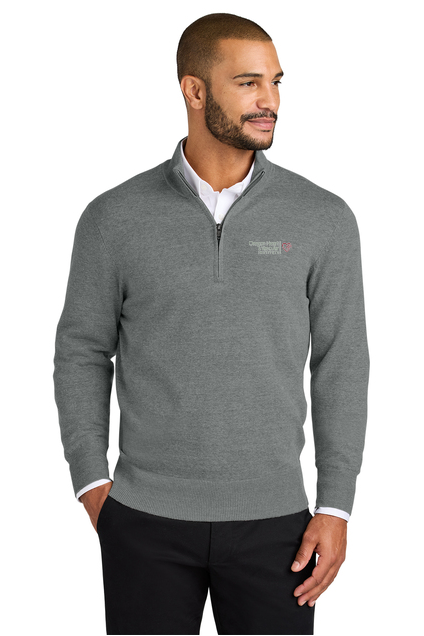 SW2900 Port Authority Easy Care 1/4-Zip Sweater - OHVI Logo