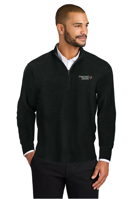 SW2900 Port Authority Easy Care 1/4-Zip Sweater - OHVI Logo