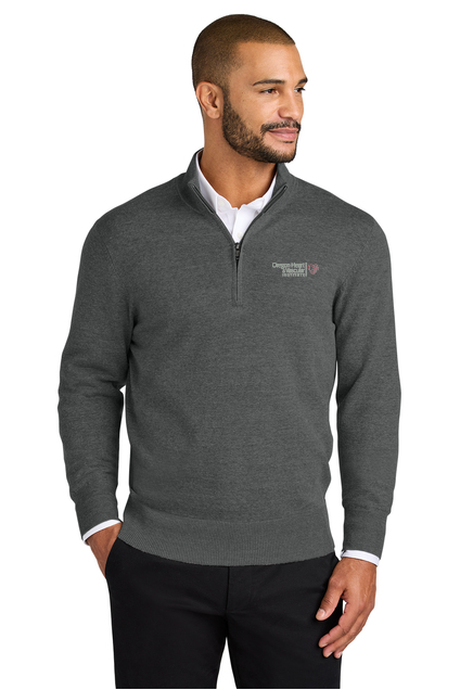 SW2900 Port Authority Easy Care 1/4-Zip Sweater - OHVI Logo