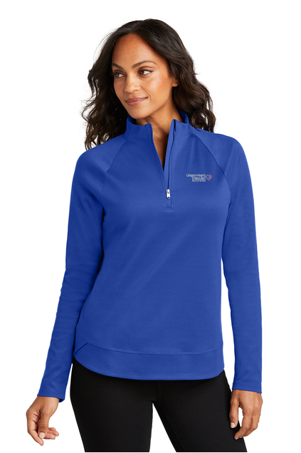 LK870 Port Authority Women's C-Free Cypress 1/4-Zip - OHVI Logo