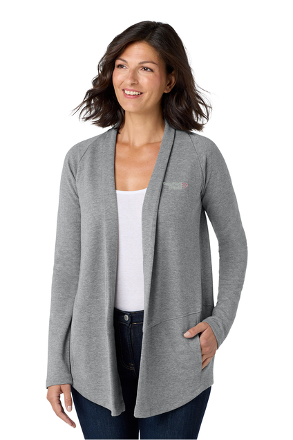 L807 Port Authority Women's Interlock Cardigan - OHVI Logo