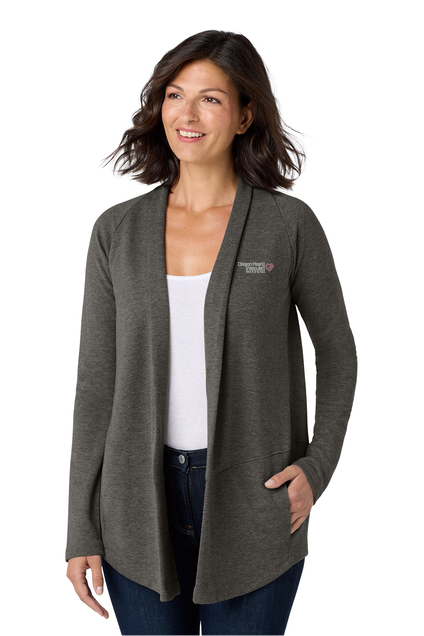 L807 Port Authority Women's Interlock Cardigan - OHVI Logo