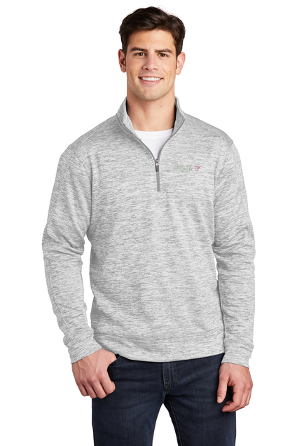 ST226 Sport-Tek PosiCharge Electric Heather Fleece 1/4-Zip Pullover - OHVI Logo