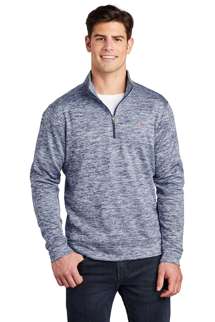 ST226 Sport-Tek PosiCharge Electric Heather Fleece 1/4-Zip Pullover - OHVI Logo