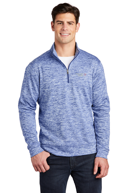 ST226 Sport-Tek PosiCharge Electric Heather Fleece 1/4-Zip Pullover - OHVI Logo
