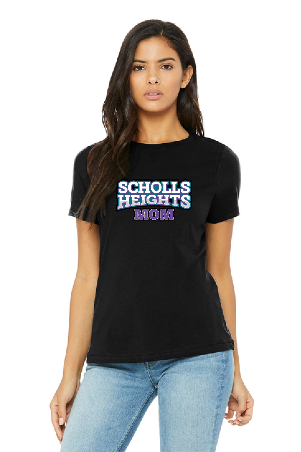 DG5: BC6413 Sale Bella+Canvas Women’s Relaxed Triblend Tee (Scholls Heights Mom)
