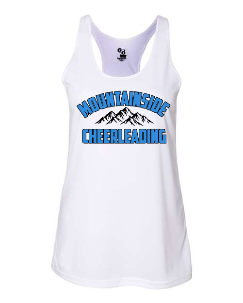 Badger 4166/2166 B-Core Racerback Tank Top - WHITE