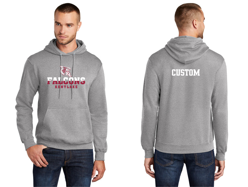 PC78H Port & Company Core Fleece Pullover Hooded Sweatshirt (McA-2 w/ Name)