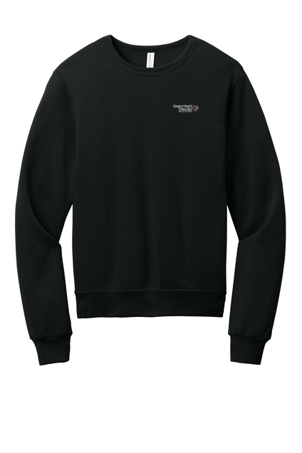 BC3911 Bella Canvas Unisex Sponge Fleece Classic Crewneck Sweatshirt - OHVI Logo