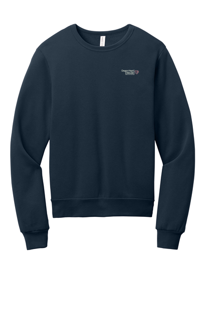 BC3911 Bella Canvas Unisex Sponge Fleece Classic Crewneck Sweatshirt - OHVI Logo