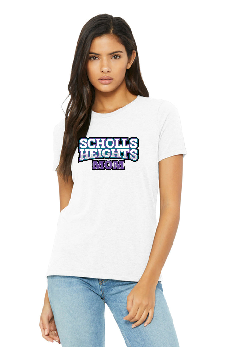 DG5: BC6413 Sale Bella+Canvas Women’s Relaxed Triblend Tee (Scholls Heights Mom)