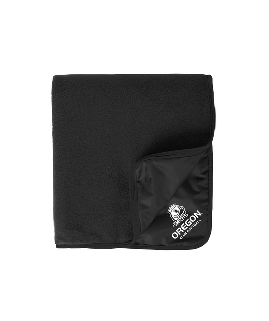 DESIGN 3: TB850 Port Authority® Fleece & Poly Travel Blanket