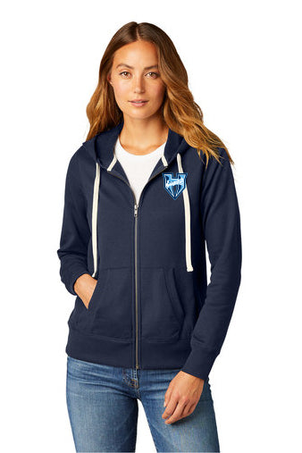 DT8103 District Women's Re-Fleece Full-Zip Hoodie