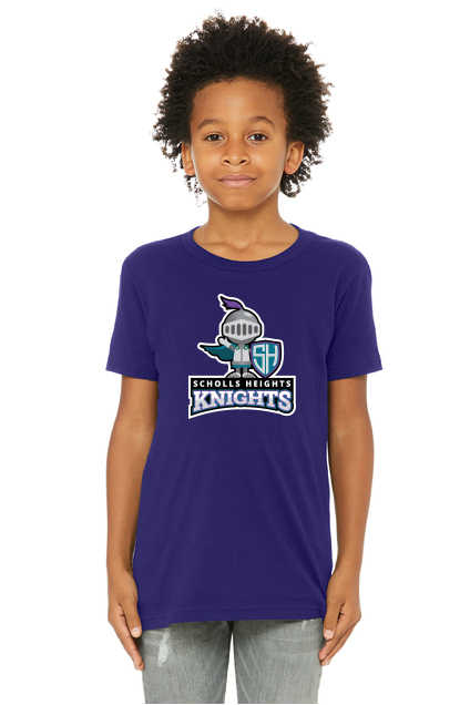 DG1: BC3001Y Bella Canvas Youth Jersey Short Sleeve Tee