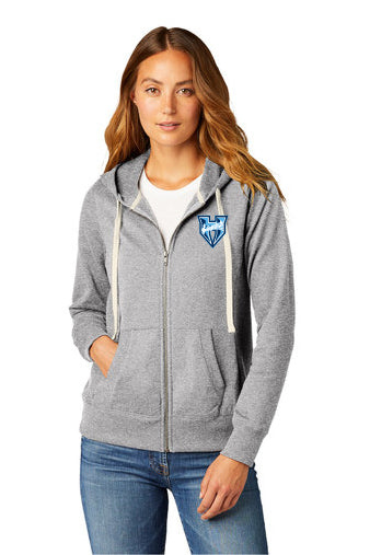DT8103 District Women's Re-Fleece Full-Zip Hoodie
