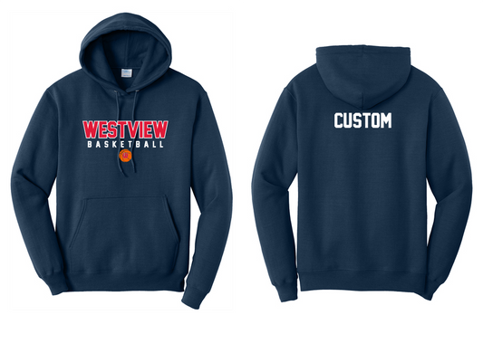 PC78H Port & Co Core Fleece Pullover Hooded Sweatshirt
