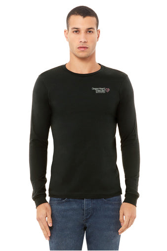 BC3501 BELLA+CANVAS Unisex Jersey Long Sleeve Tee - OHVI Logo