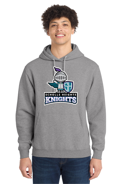 DG2: PC90H Port & Co Essential Fleece Pullover Hooded Sweatshirt