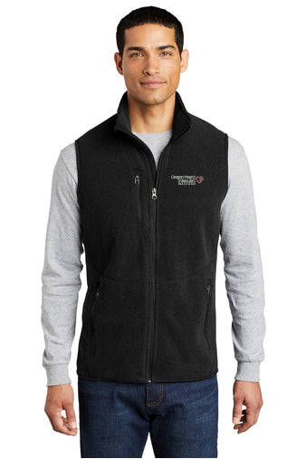 F228 Port Authority R-Tek Pro Fleece Full-Zip Vest - OHVI Logo