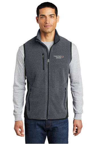 F228 Port Authority R-Tek Pro Fleece Full-Zip Vest - OHVI Logo