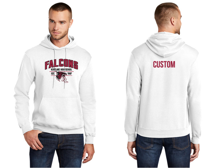 PC78H Port & Company Core Fleece Pullover Hooded Sweatshirt (6QC w/ Name)