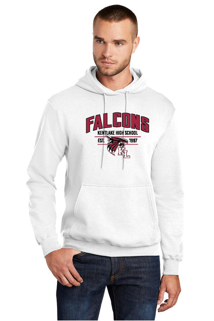 PC78H Port & Company Core Fleece Pullover Hooded Sweatshirt (6QC No Name)